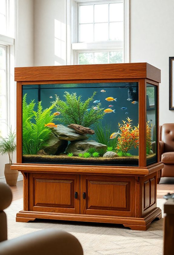 Fish Tank Ideas: Traditional Wooden Tanks