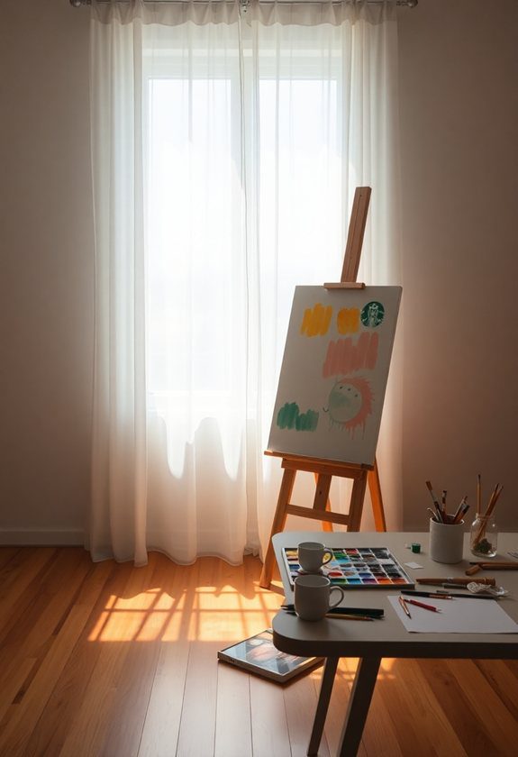 Art Studio Ideas: Natural Lighting Setup