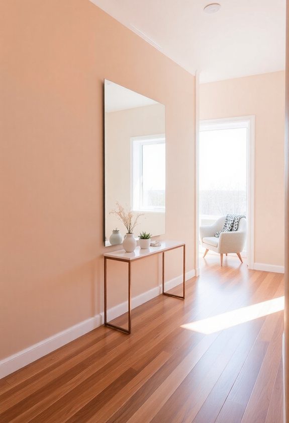 Hallway Decor Ideas: Reflective Mirror Placement