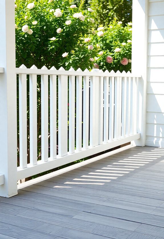 Porch Railing Ideas: Vertical Picket Porch Railing Designs