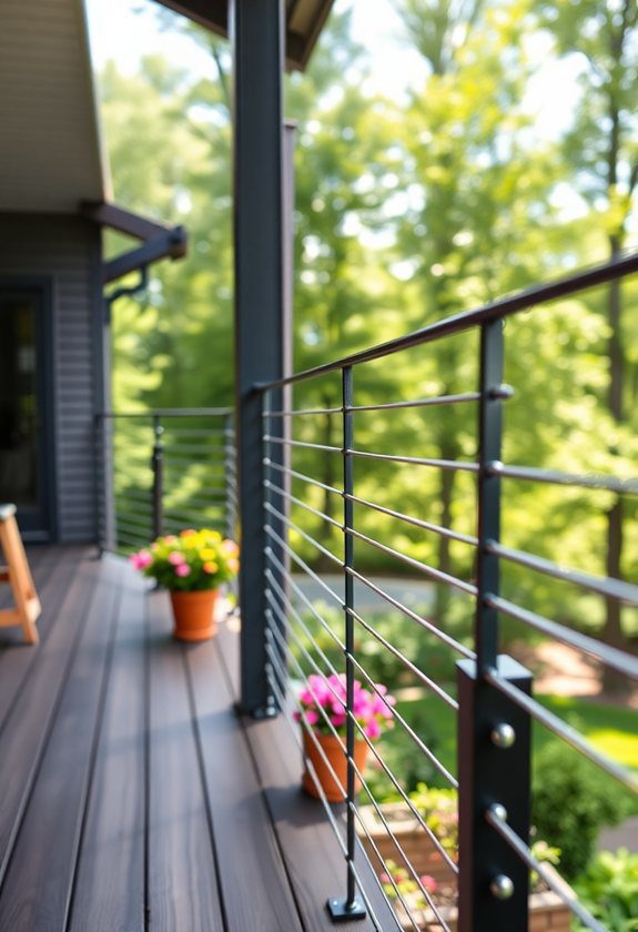 Porch Railing Ideas: Cable Railing Systems for Porches