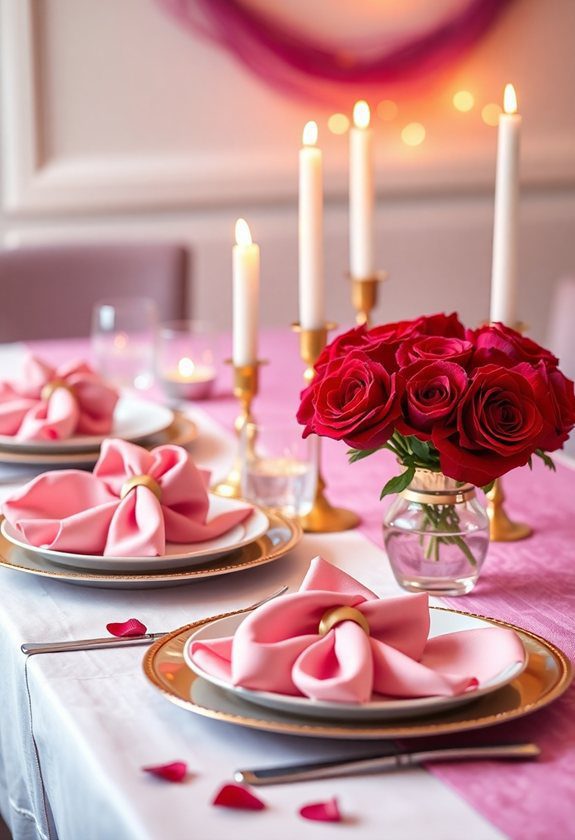 Valentine’s Day Tablescape Ideas: Valentine Day Colors