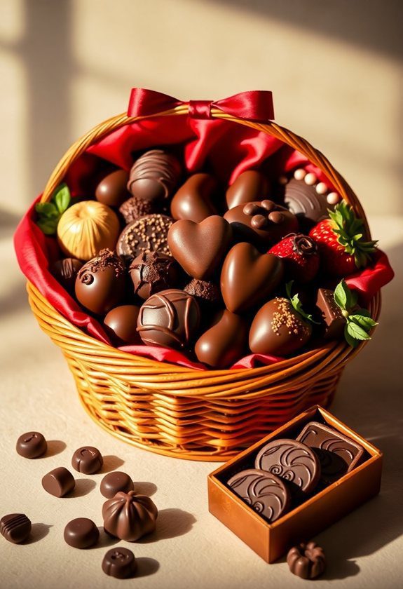 Valentine’s Day Gift Basket Ideas: Chocolate Lovers Delight