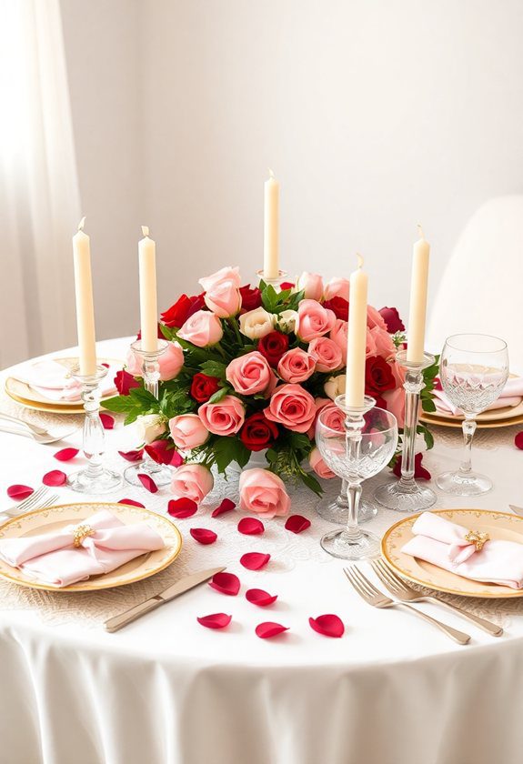 Valentine’s Day Tablescape Ideas: Valentine Inspired Table