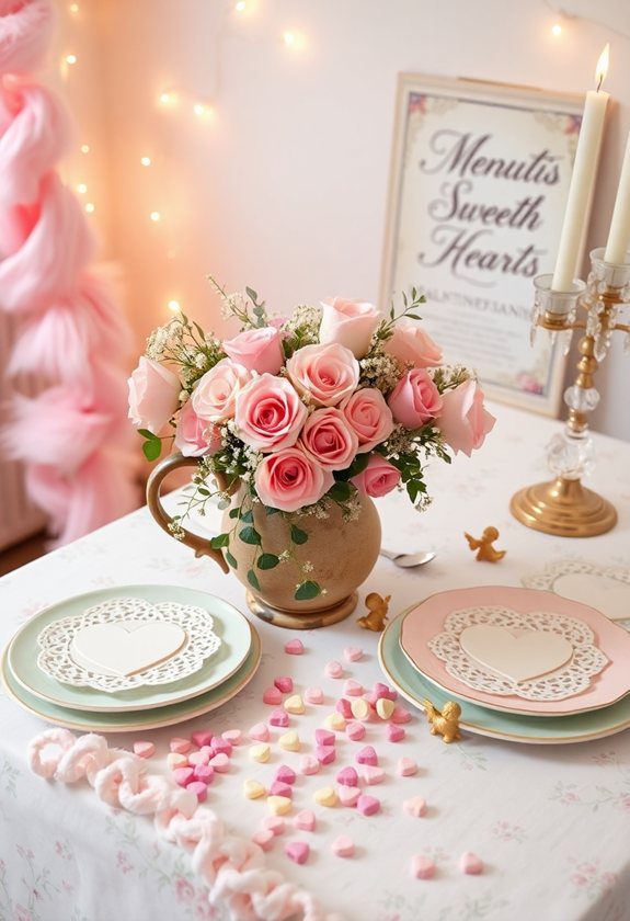 Valentine’s Day Tablescape Ideas: Whimsical Valentine Decor