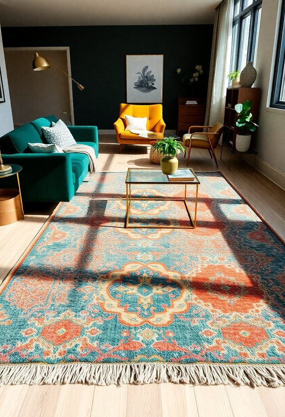 Dopamine Decor Ideas: Texture Rich Rugs