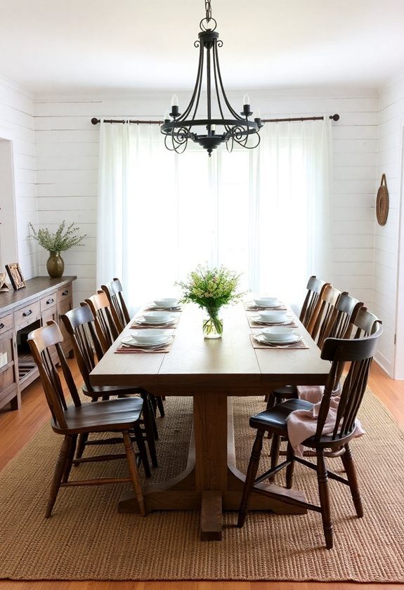 Dining Room Ideas: Farmhouse Style Dining Rooms