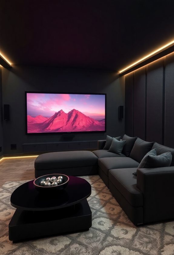 L-Shaped Couch Layouts Ideas: Designing a Home Theater With an L-Shaped Couch