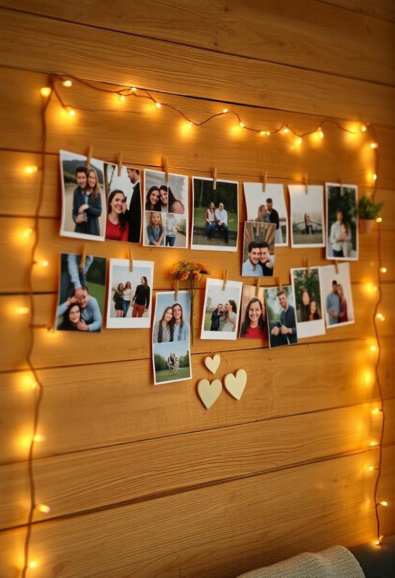 Genius Valentine's Day Decor Ideas: Personalized Photo Display