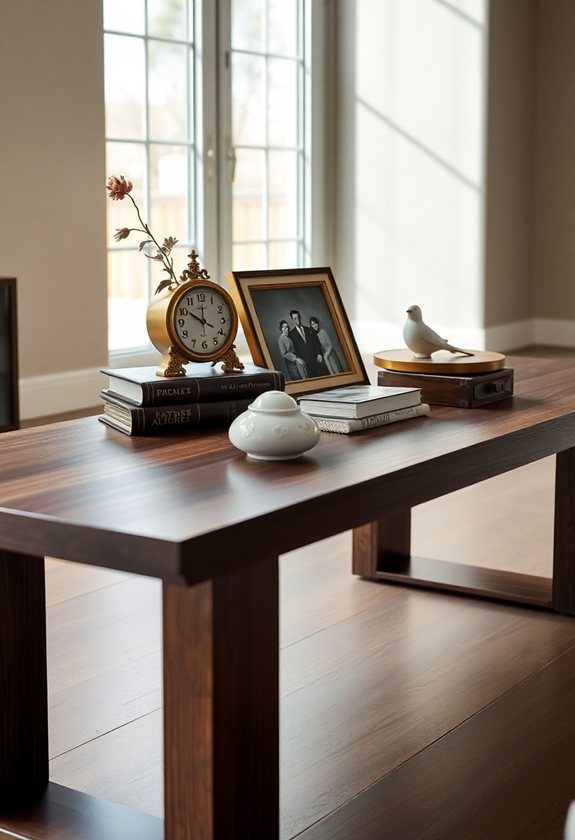 Sofa Table Decor Ideas: Display Personal Treasures and Mementos