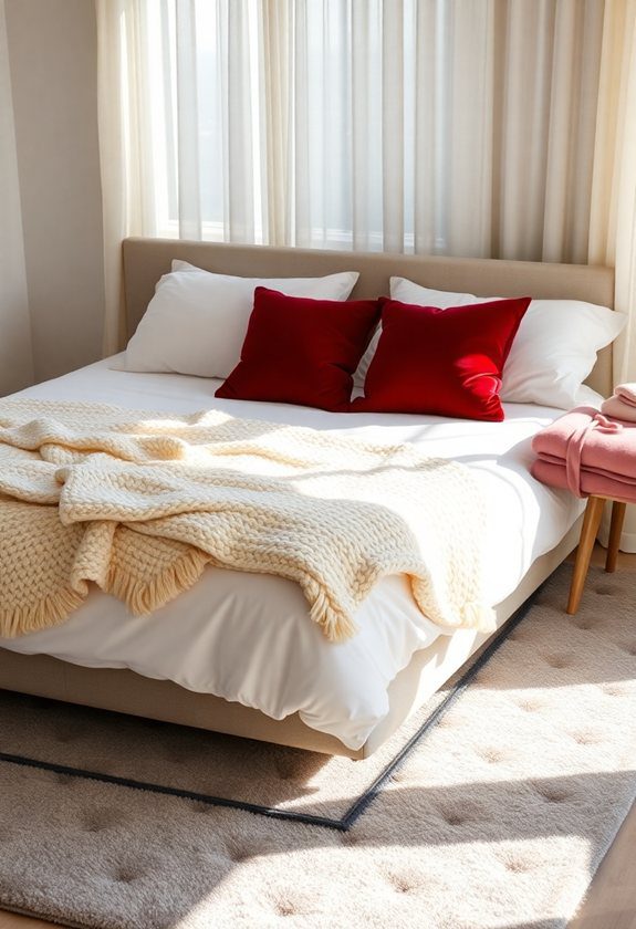 Couples Bedroom Ideas: Cozy Textiles and Throws