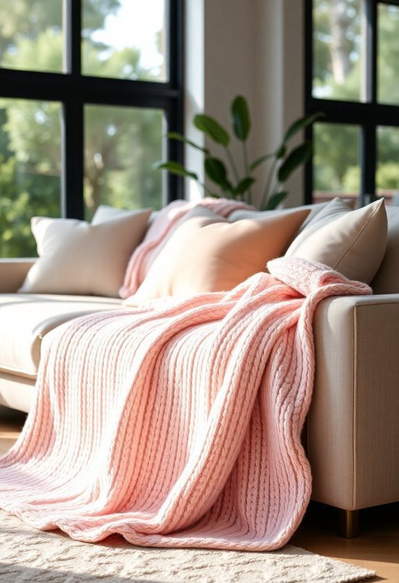 Valentine Decor Ideas: Cozy Throw Blankets