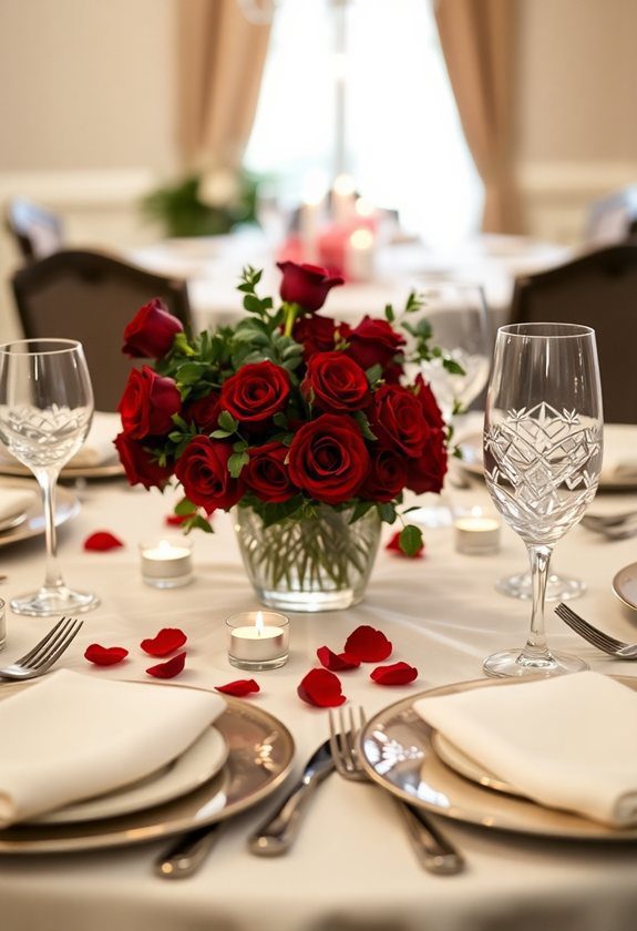 Valentine’s Day Tablescape Ideas: Intimate Dinner Setting