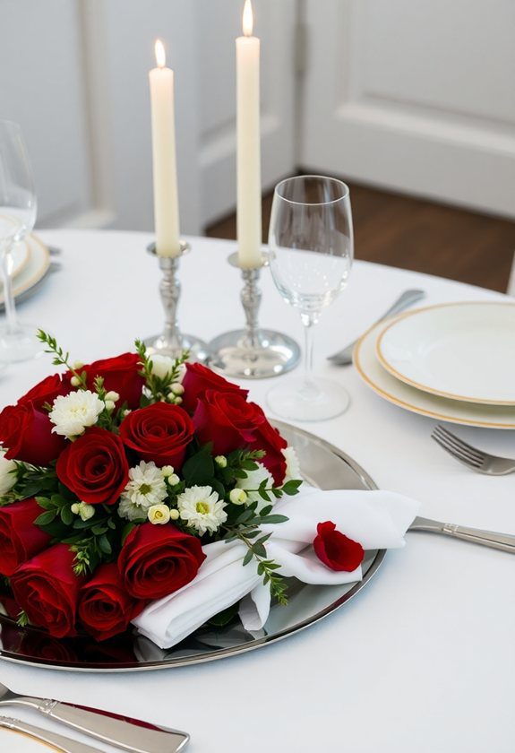 Valentine’s Day Tablescape Ideas: Elegant Dinner Setting