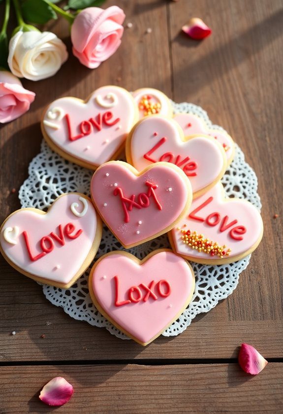 Valentine's Day Craft Projects Ideas: Customized Cookies