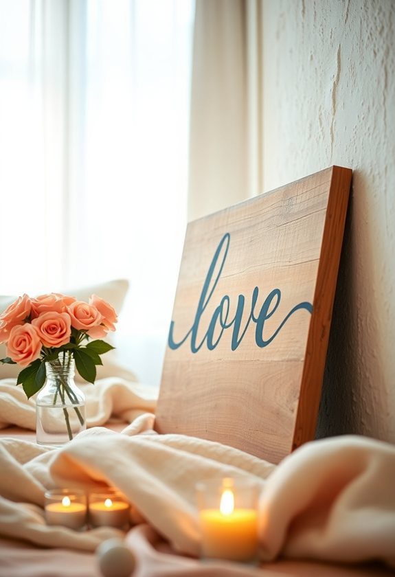 Valentine’s Day Decor Ideas: Love Quote Signs