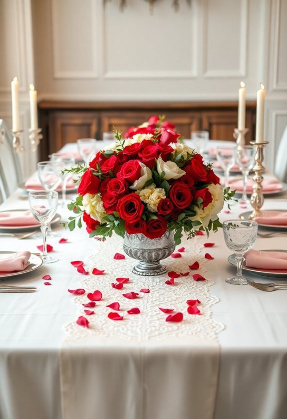 Valentine’s Day Tablescape Ideas: Classic Valentine Decor