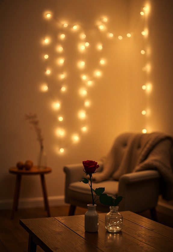 Genius Valentine's Day Decor Ideas: Magical String Lights