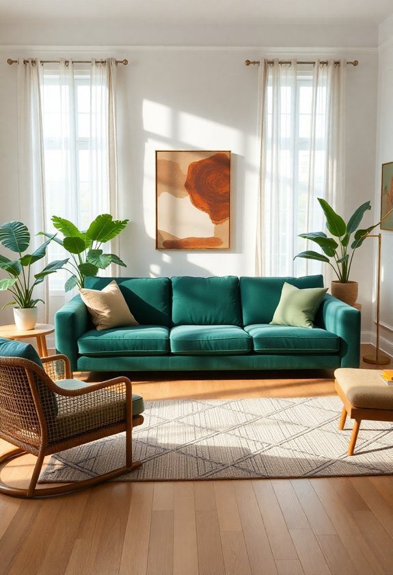 Green Sofa Ideas: Jade Green Sofas for an Exotic Vibe