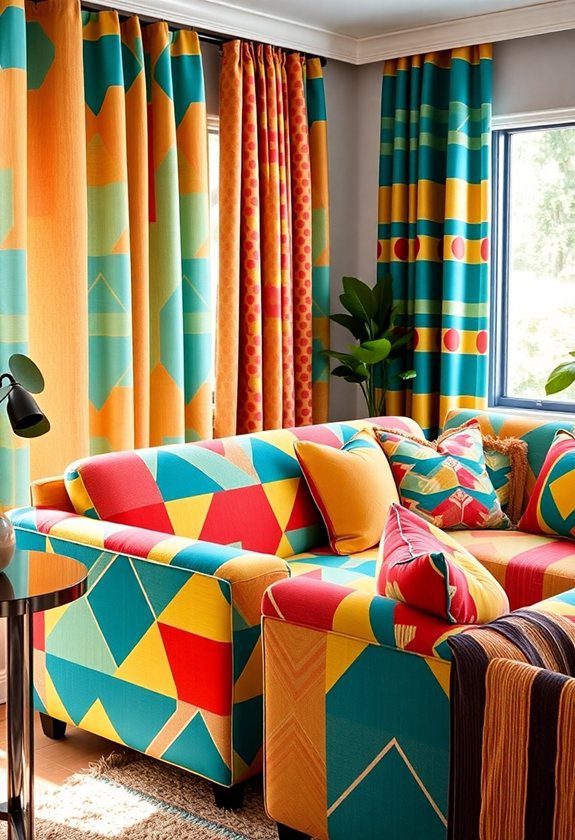 Dopamine Decor Ideas: Patterned Fabric Designs