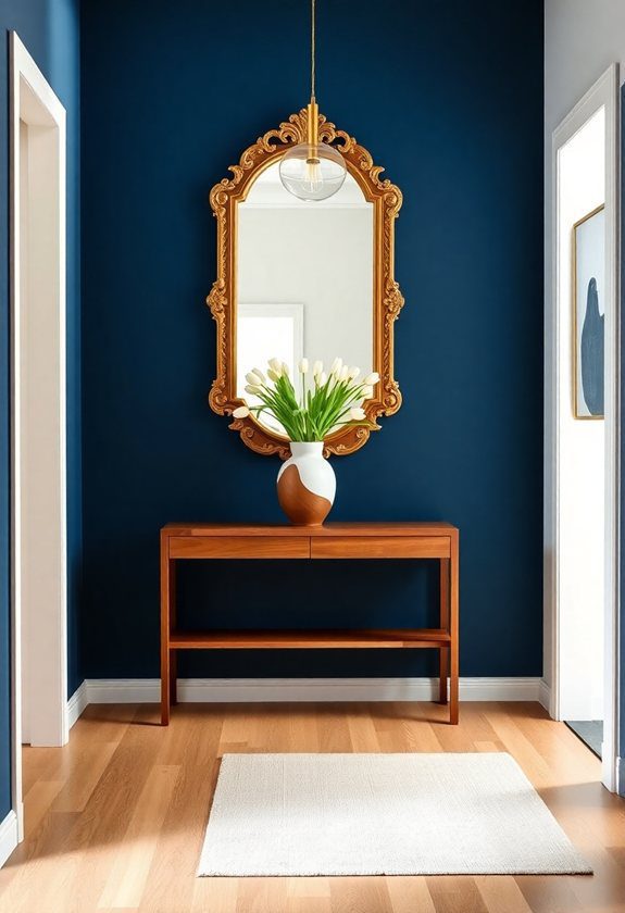 Hallway Decor Ideas: Statement Wall Colors