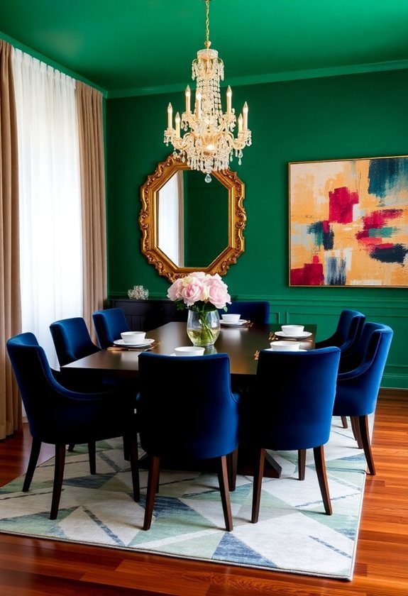 Dining Room Ideas: Bold Dining Room Colors