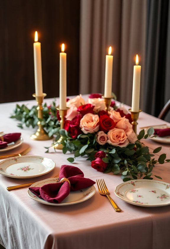 Valentine’s Day Tablescape Ideas: Cozy Table Ambiance