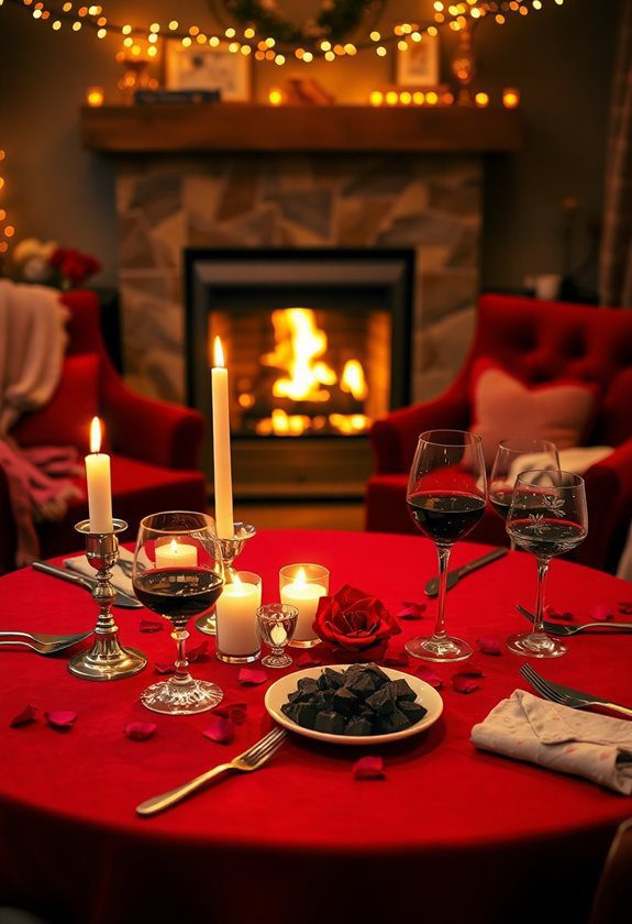 Valentine’s Day Tablescape Ideas: Cozy Dinner Ambiance