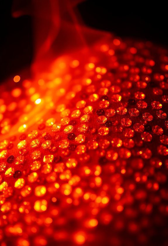 Rhinestone Painting Ideas: Glowing Embers