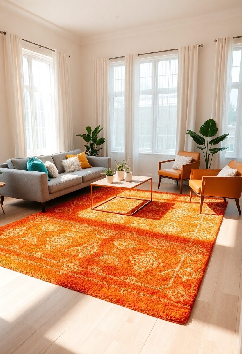 Spring Living Room Decor Ideas: Add A Statement Area Rug