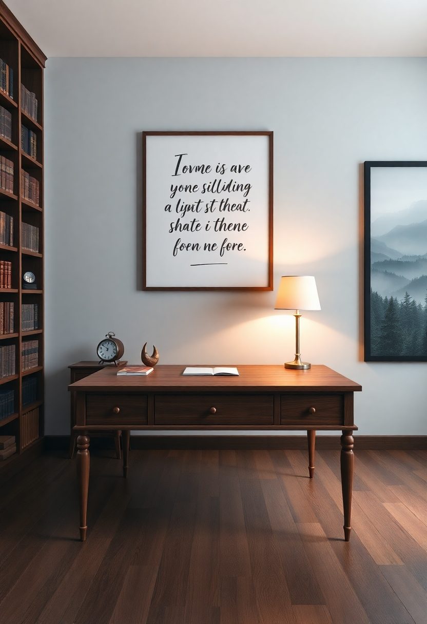 Study Room Decor Ideas: Add Inspirational Quotes and Prints