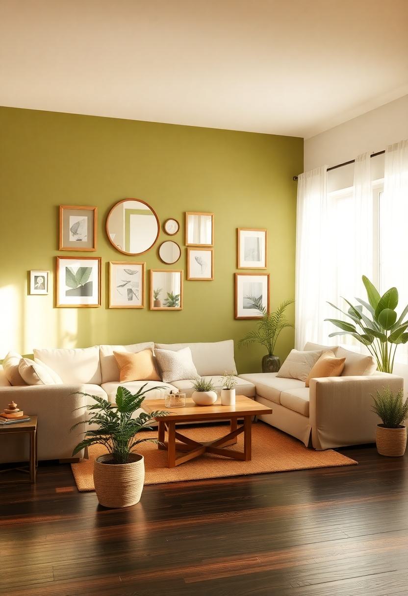 Green Home Decor Ideas for St. Patrick's Day: Add a Green Accent Wall