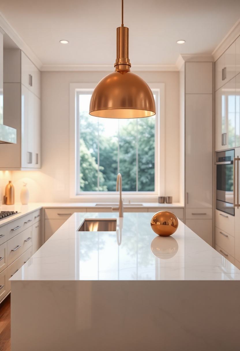 Quick Kitchen Decor: Incorporate Metallic Accents for a Touch of Sophistication