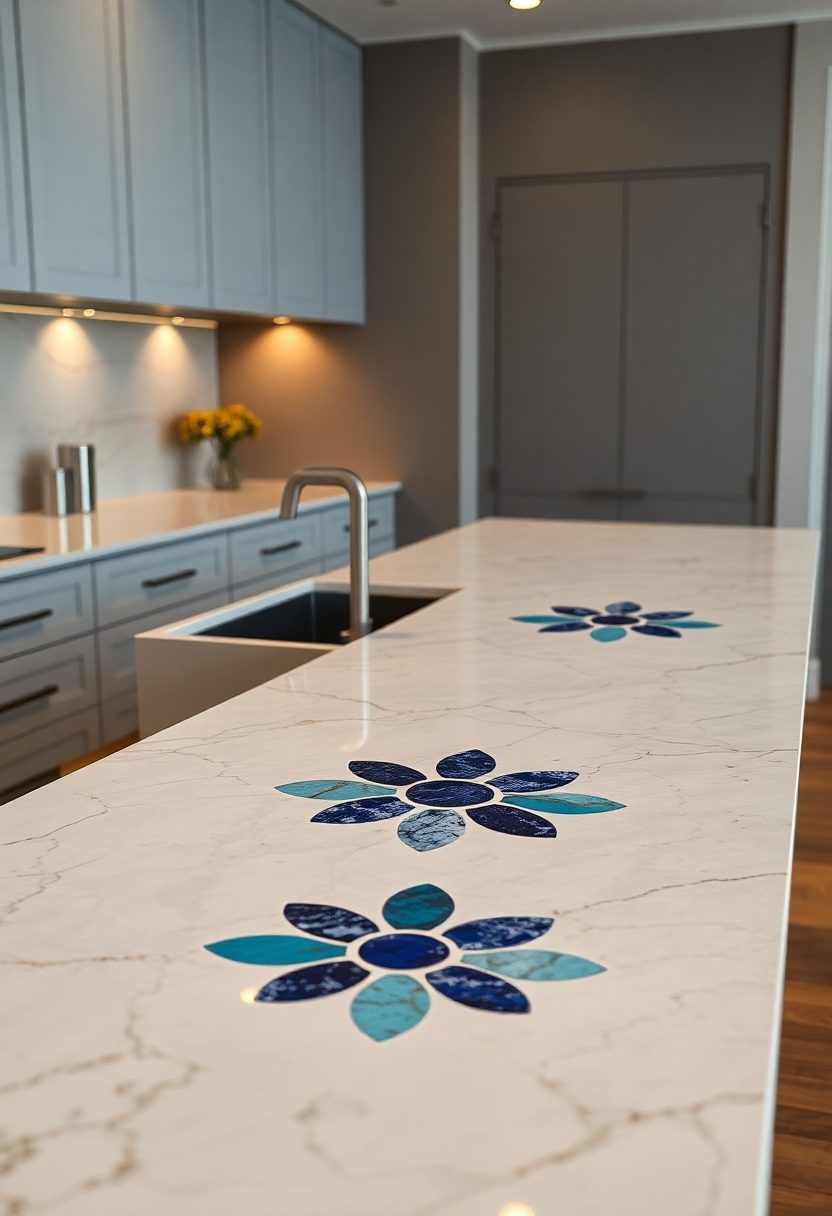 Kitchen Countertops Decor Ideas: Pietra Dura Perfection