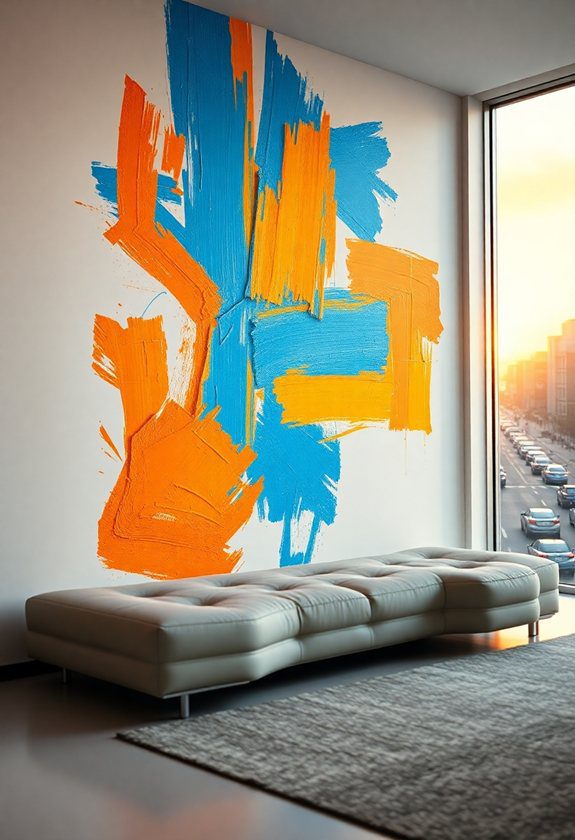 Creative Wall Painting Ideas: Abstract Expressionist Designs