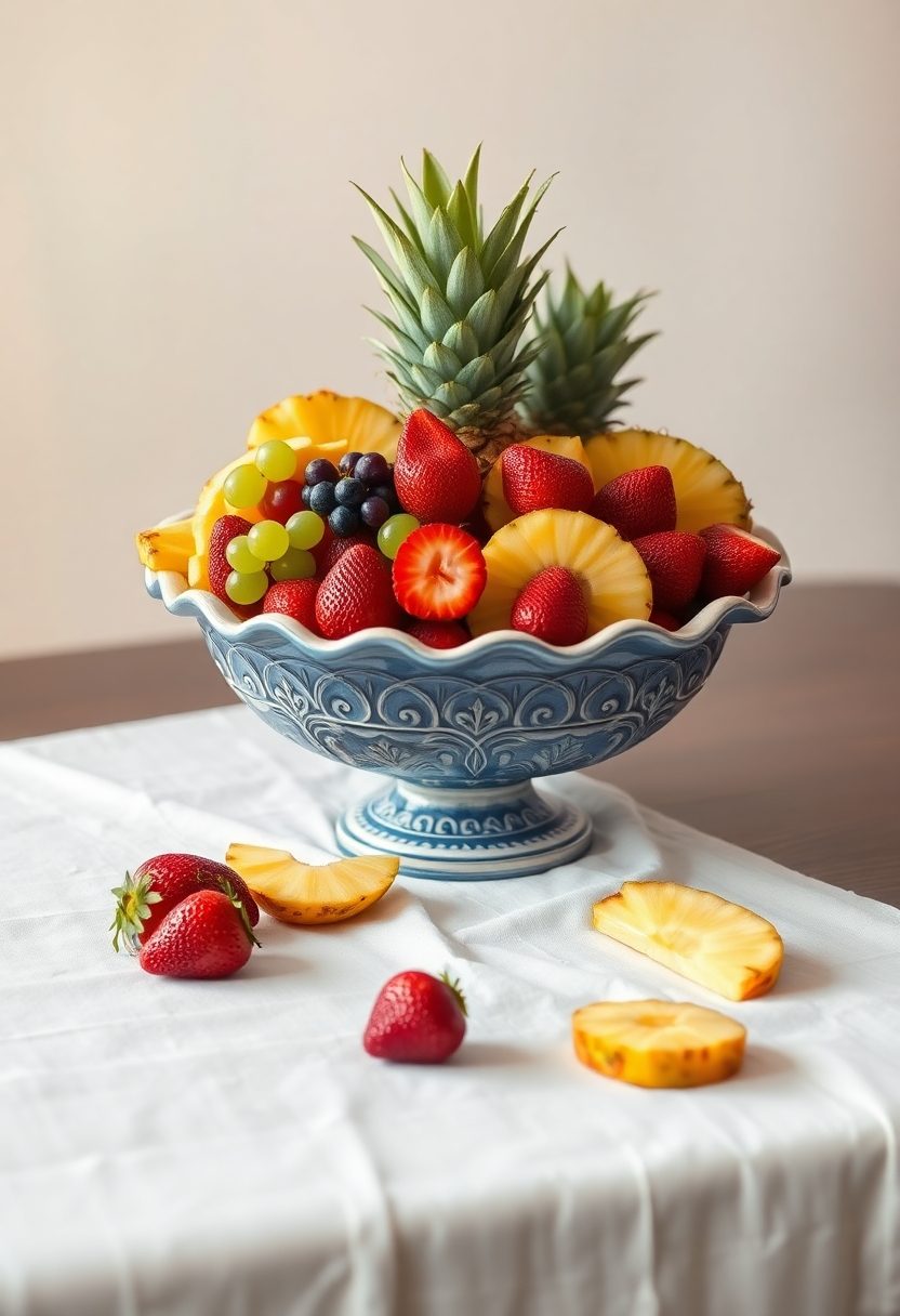 Table Centerpieces Ideas: Fresh Fruit Display