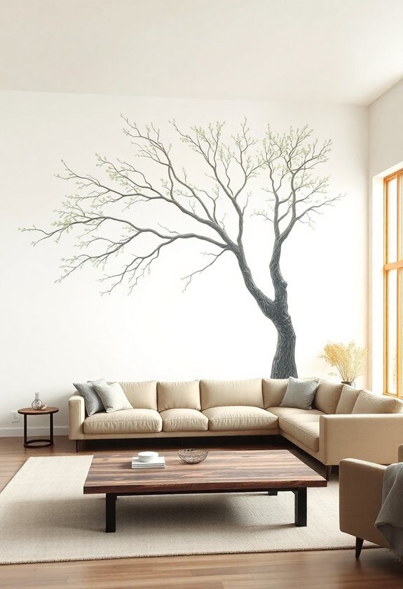 Tree Wall Painting Ideas: Customizable Tree Wall Art