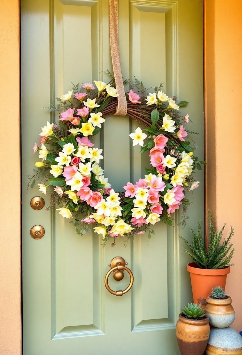 Spring Front Door Decor Ideas: Nature Inspired Front Door Designs