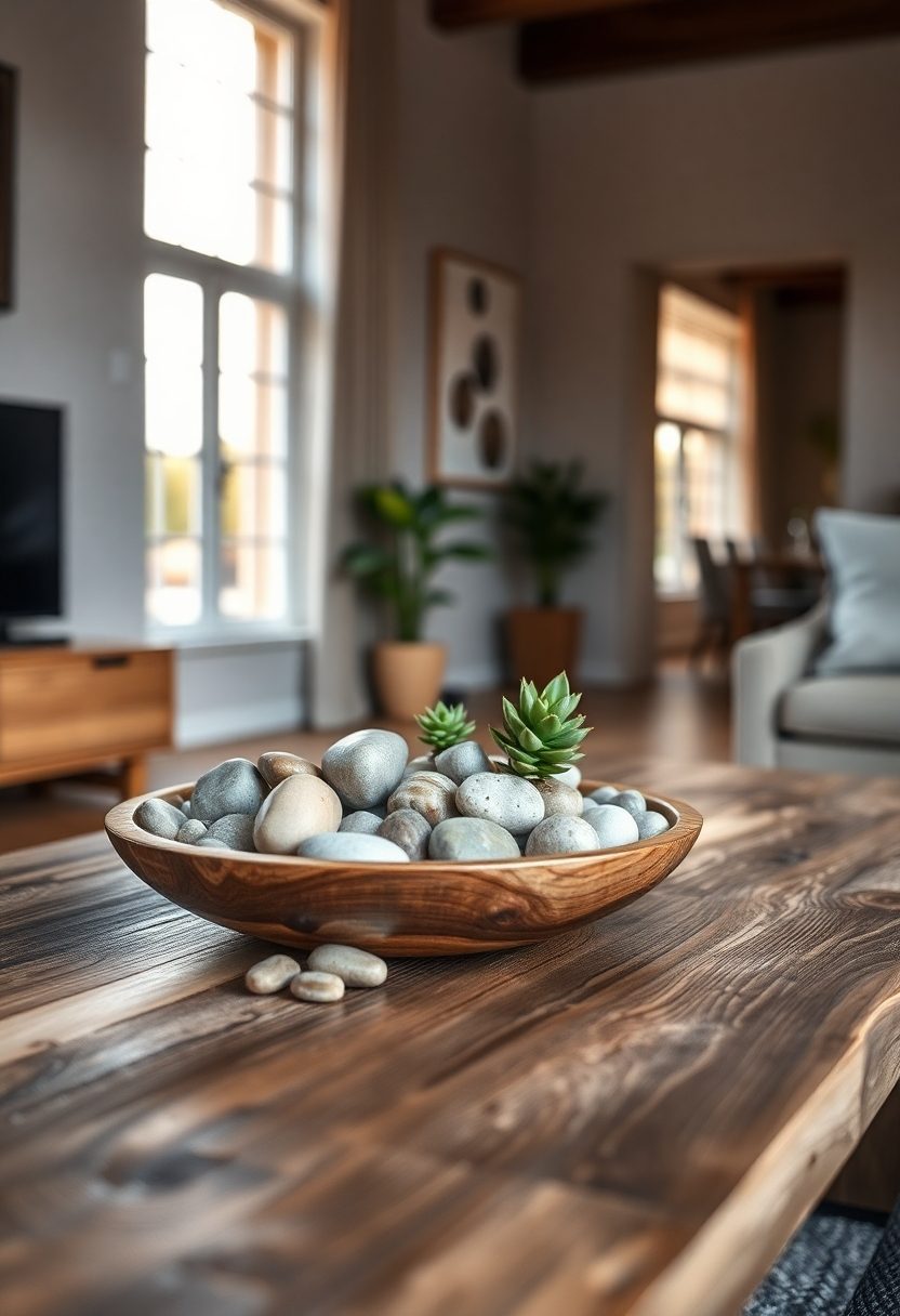 Home Decor Ideas for World Wildlife Day: Using Stones And Rocks As Decorative Elements