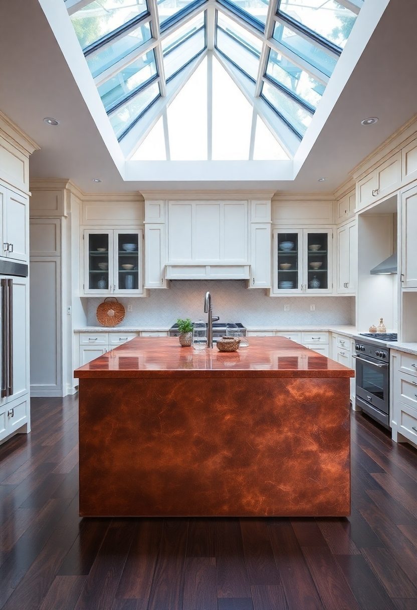 Kitchen Countertops Decor Ideas: Copper Countertops