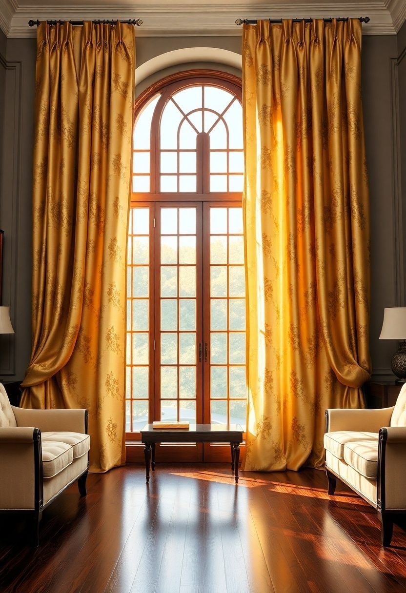 Luxurious Curtain Designs: Elegant Silk Curtain Styles