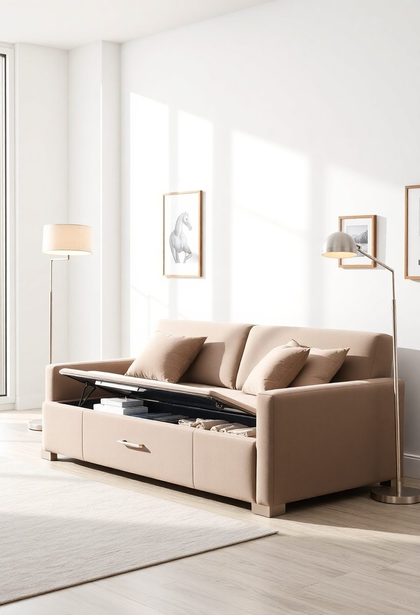 Luxury Sofa Ideas: Sofa Beds With Advanced Storage