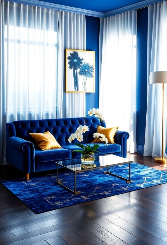 Serene Blue Paint Color Ideas: Rich Royal Blues To Add Sophistication And Calm