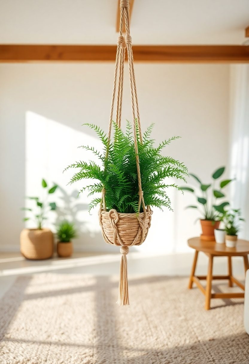 Cute DIY Room Decor Ideas: Macrame Plant Hangers