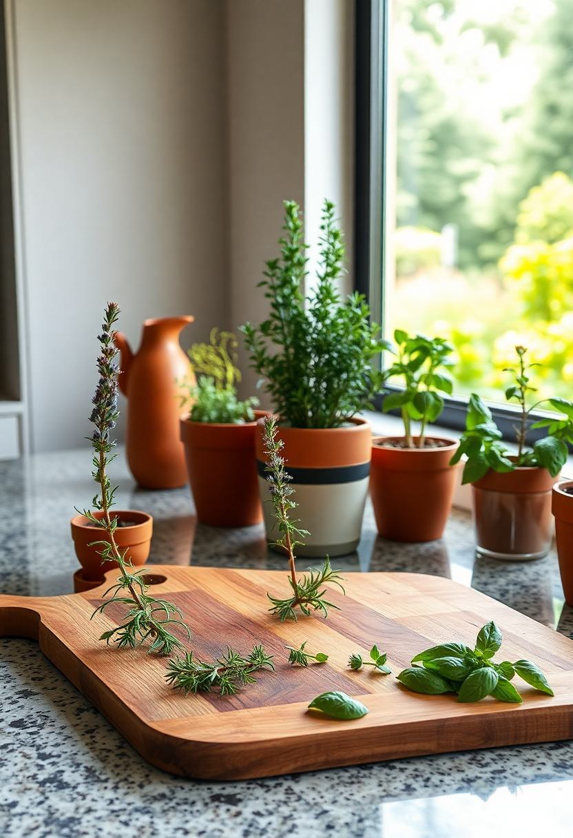 Quick Kitchen Decor: Bring in the Outdoors With Plants and Herbs