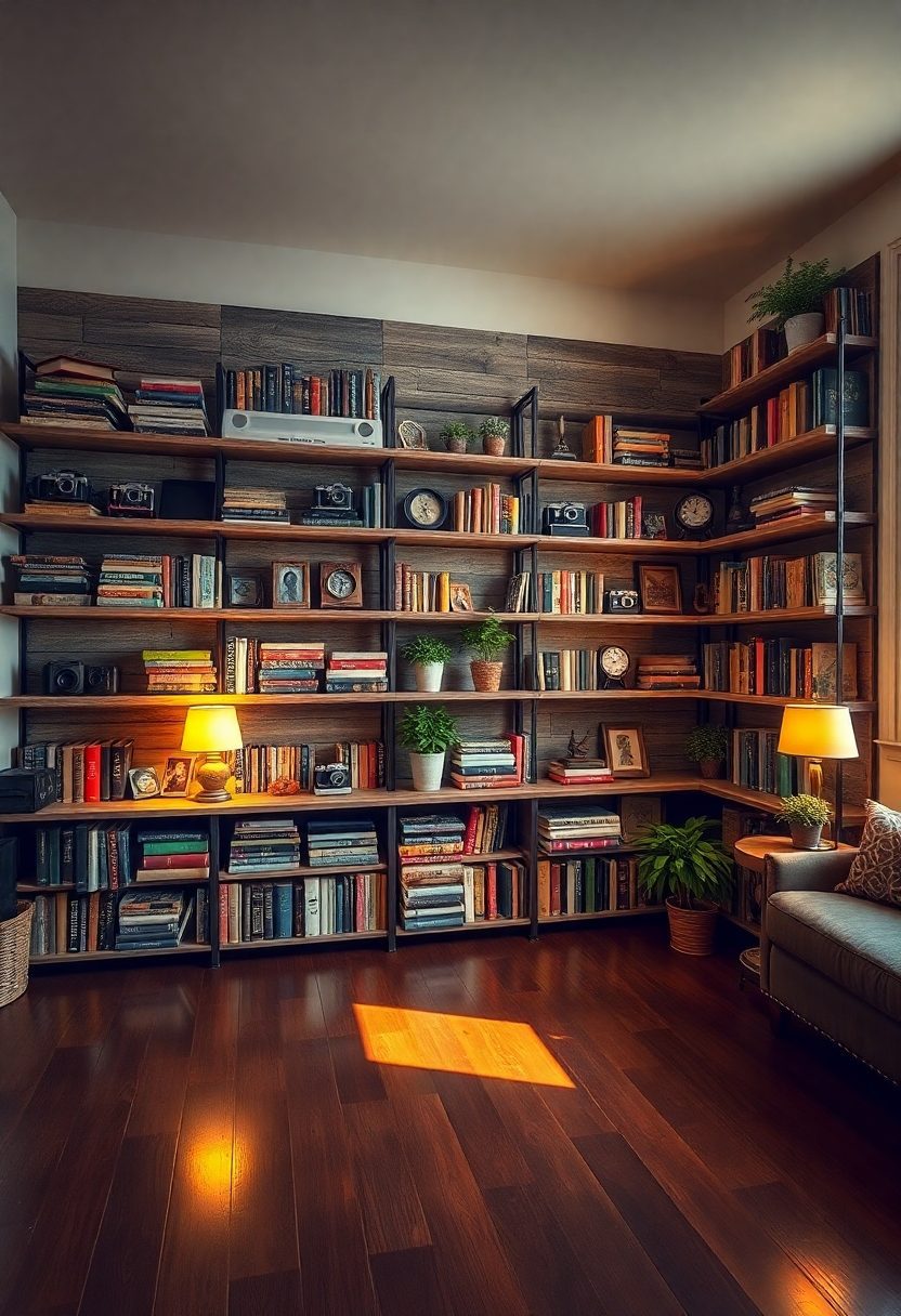 Wall Bookshelf Living Room Ideas: DIY Full Wall Bookshelf On A Budget