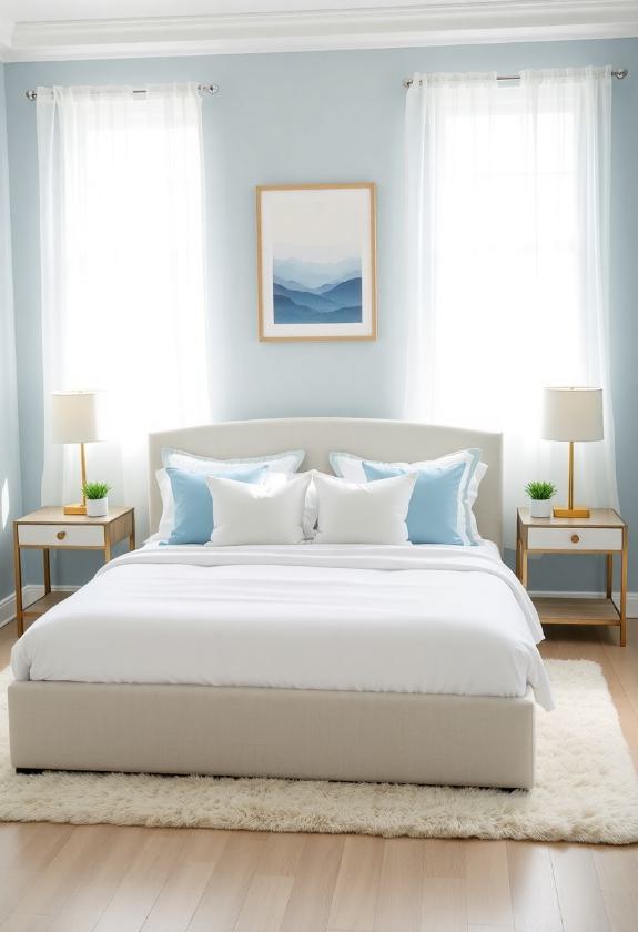 Bedroom Paint Colors  Ideas : Powder Blue for a Tranquil Oasis