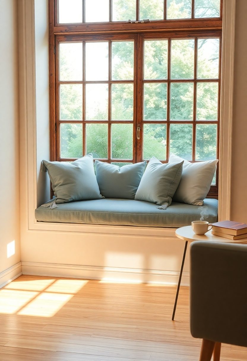 Corner Designs Perfect for National Napping Day: Restful Window Seat