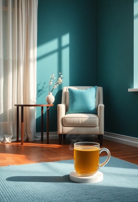 Serene Blue Paint Color Ideas: Deep Teal Blues To Create A Sense Of Calmness