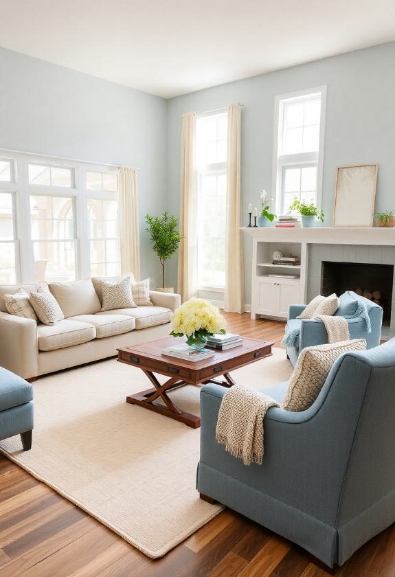 Sherwin Williams Blue Paint Colors: Relaxing Blue Shades for Family Rooms